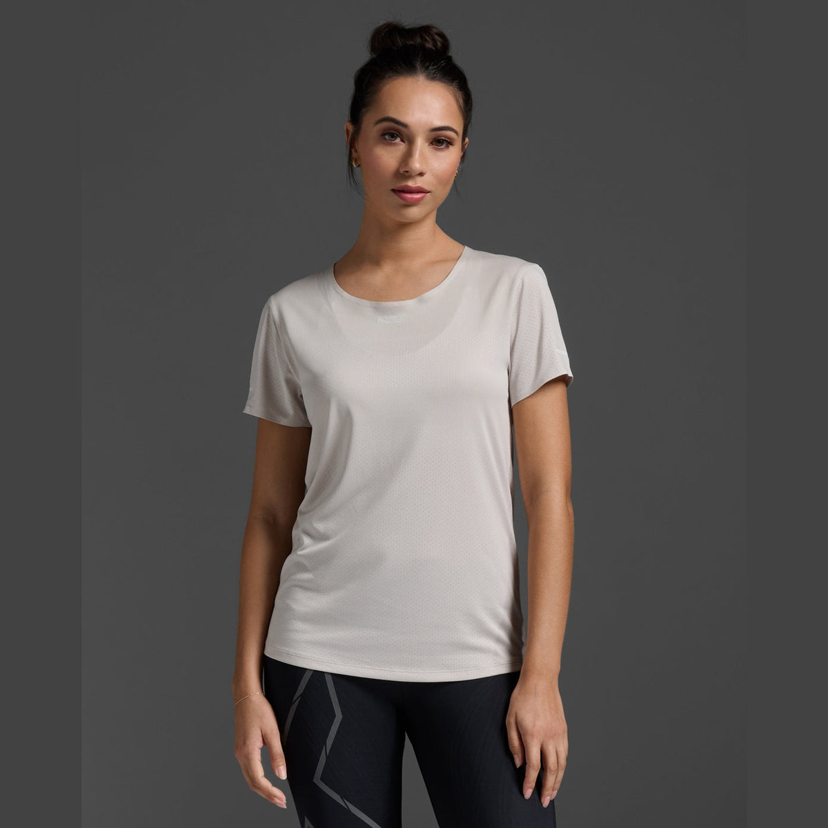 2XU Light Speed Tech Tee Womens APPAREL - Womens T-Shirts MOON/WHITE REFLECTIVE