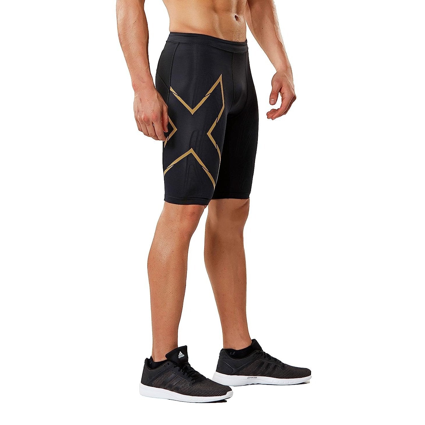 2XU MCS Run Comp Shorts Mens  BLACK