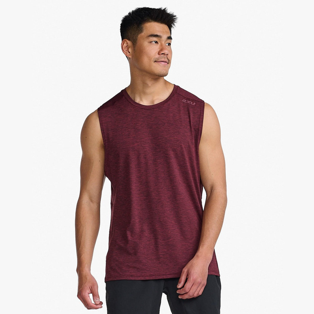 2XU Motion Tank Mens APPAREL - Mens Tanks TRUFFLE/TRUFFLE