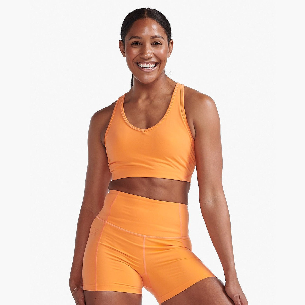 2XU Motion Racerback Bra Womens APPAREL - Womens Bras NECTARINE/NECTARINE