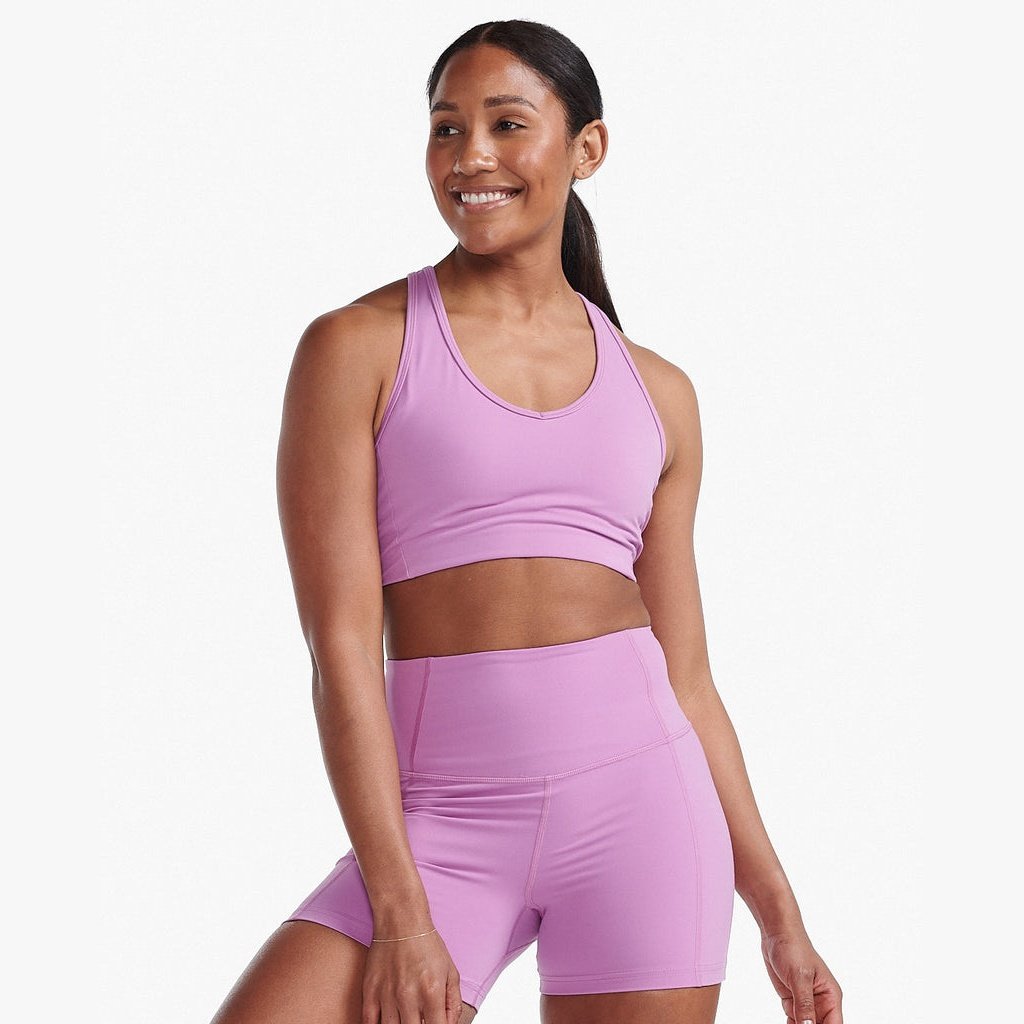 2XU Motion Racerback Bra Womens APPAREL - Womens Bras MAUVE/MAUVE