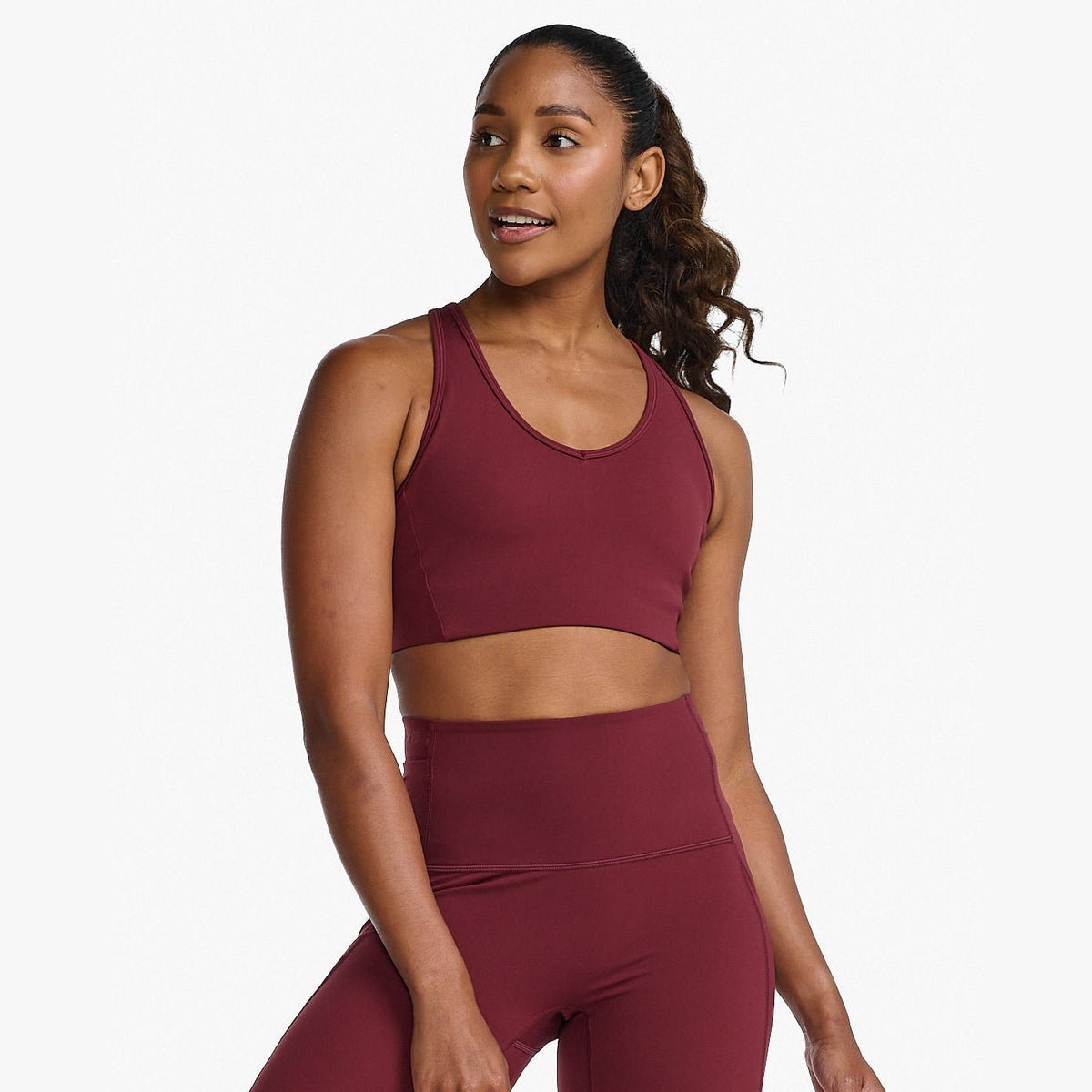 2XU Motion Racerback Bra Womens APPAREL - Womens Bras TRUFFLE/TRUFFLE