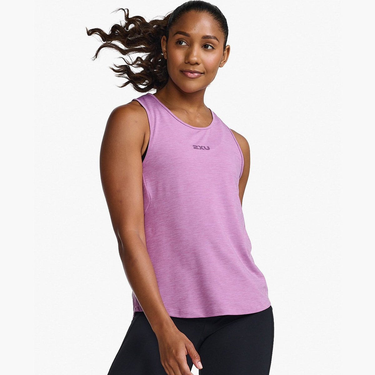 2XU Motion Tank Womens APPAREL - Womens Tanks MAUVE/IRIS