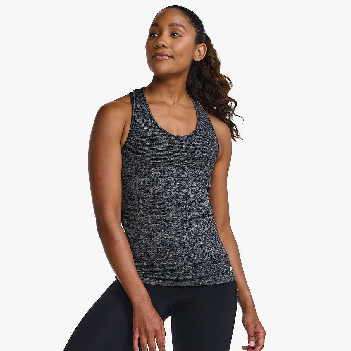 2XU Motion Tech Singlet Womens APPAREL - Womens Tanks GREY MARLE/GREY MARLE