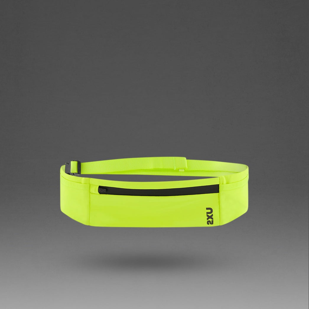 2XU Run Belt GEAR - Carriers VOLT/BLACK REFLECTIVE