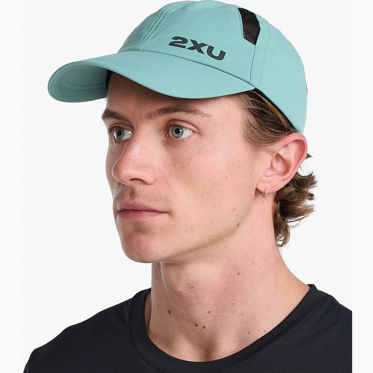 2XU Run Cap GEAR - Unisex Hats, Visors &amp; Headwear RAFT/BLACK