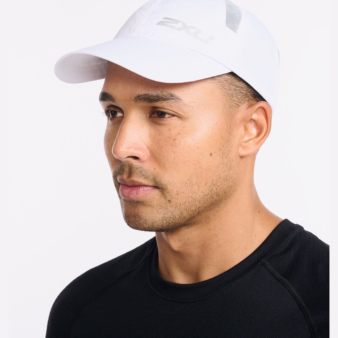 2XU Run Cap GEAR - Unisex Hats, Visors & Headwear WHITE/WHITE