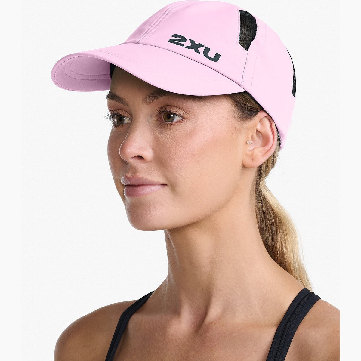 2XU Run Cap GEAR - Unisex Hats, Visors & Headwear PASTEL PINK/WHITE