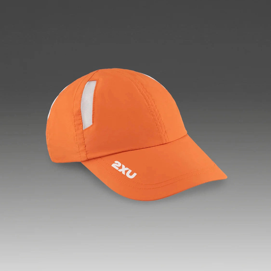 2XU Run Cap GEAR - Unisex Hats, Visors &amp; Headwear EMBER/WHITE