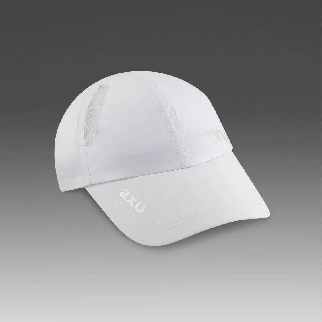 2XU Run Cap GEAR - Unisex Hats, Visors &amp; Headwear WHITE/WHITE