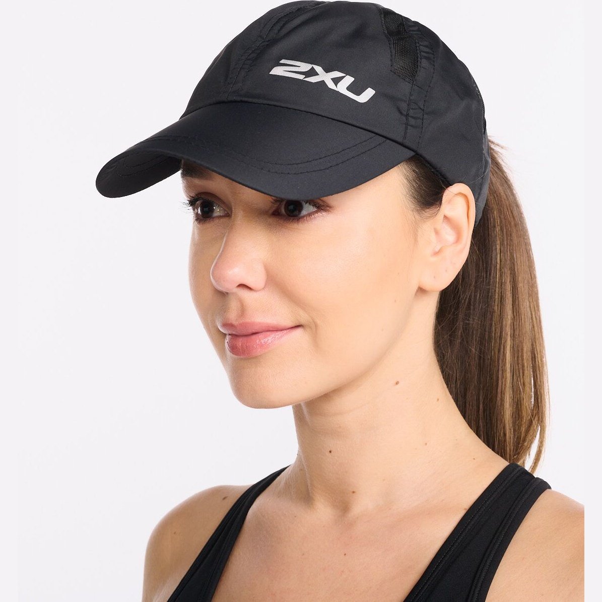2XU Run Cap GEAR - Unisex Hats, Visors & Headwear BLACK/BLACK