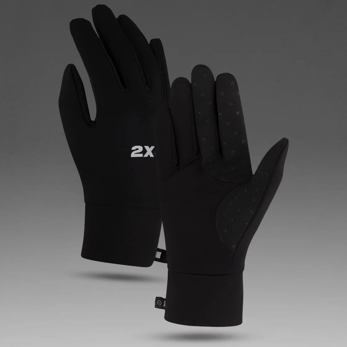 2XU Run Glove GEAR - GLOVE BLACK