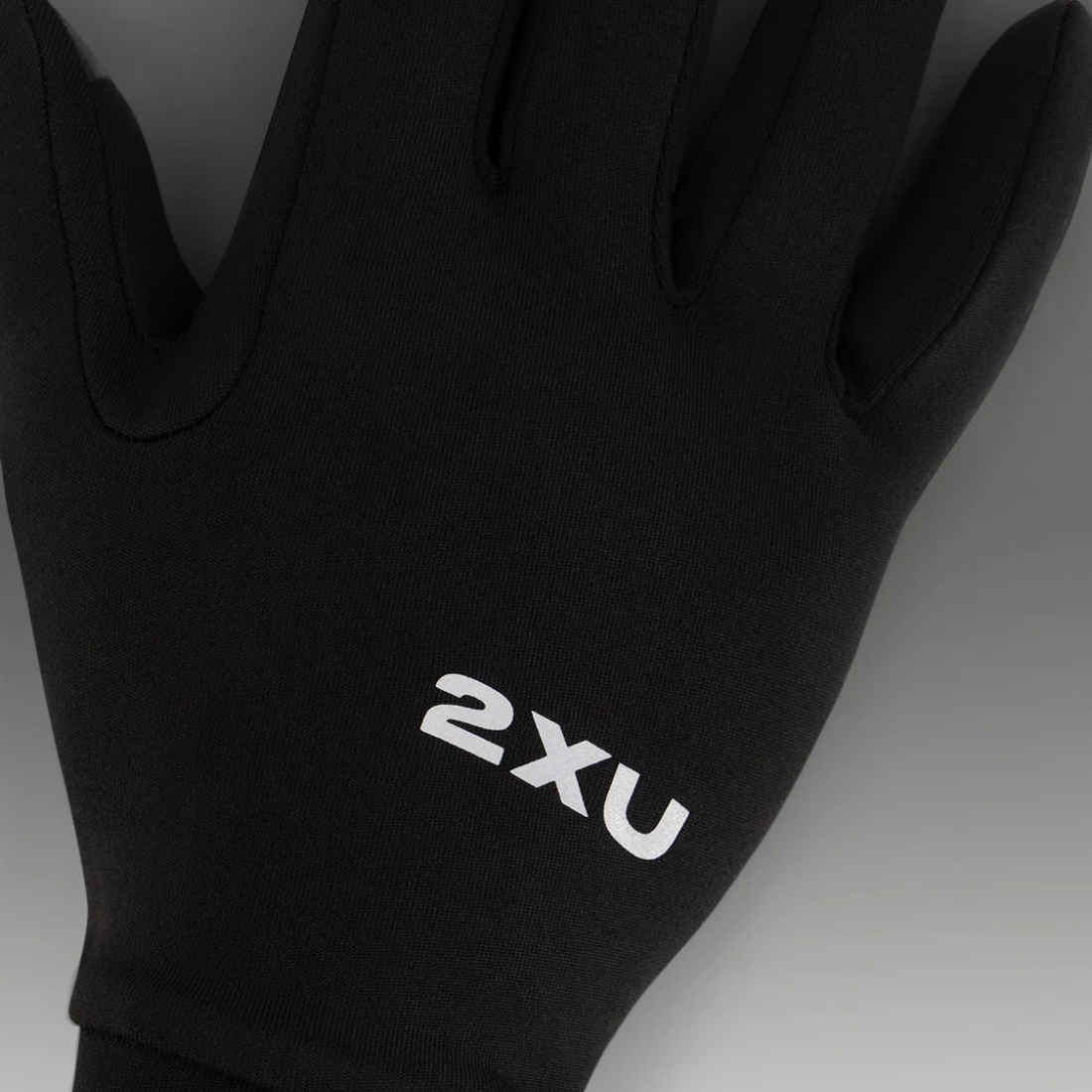 2XU Run Gloves GEAR - Gloves BLACK/SILVER REFLECTIVE