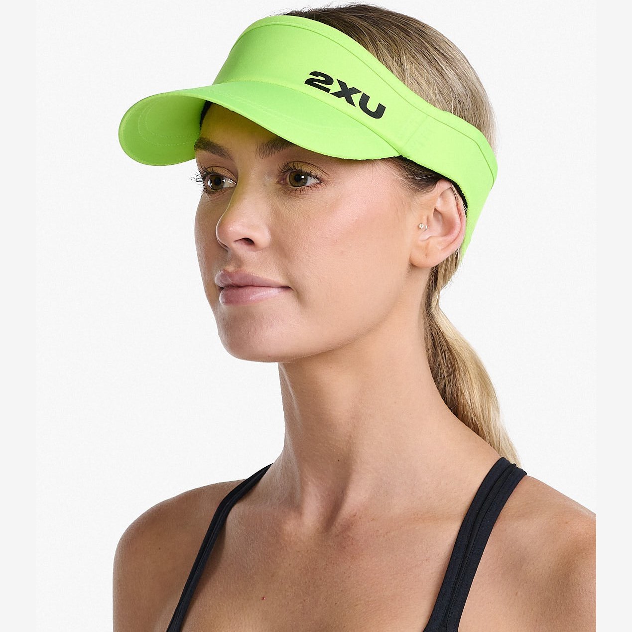 2XU Run Visor GEAR - Unisex Hats, Visors & Headwear VOLT/BLACK