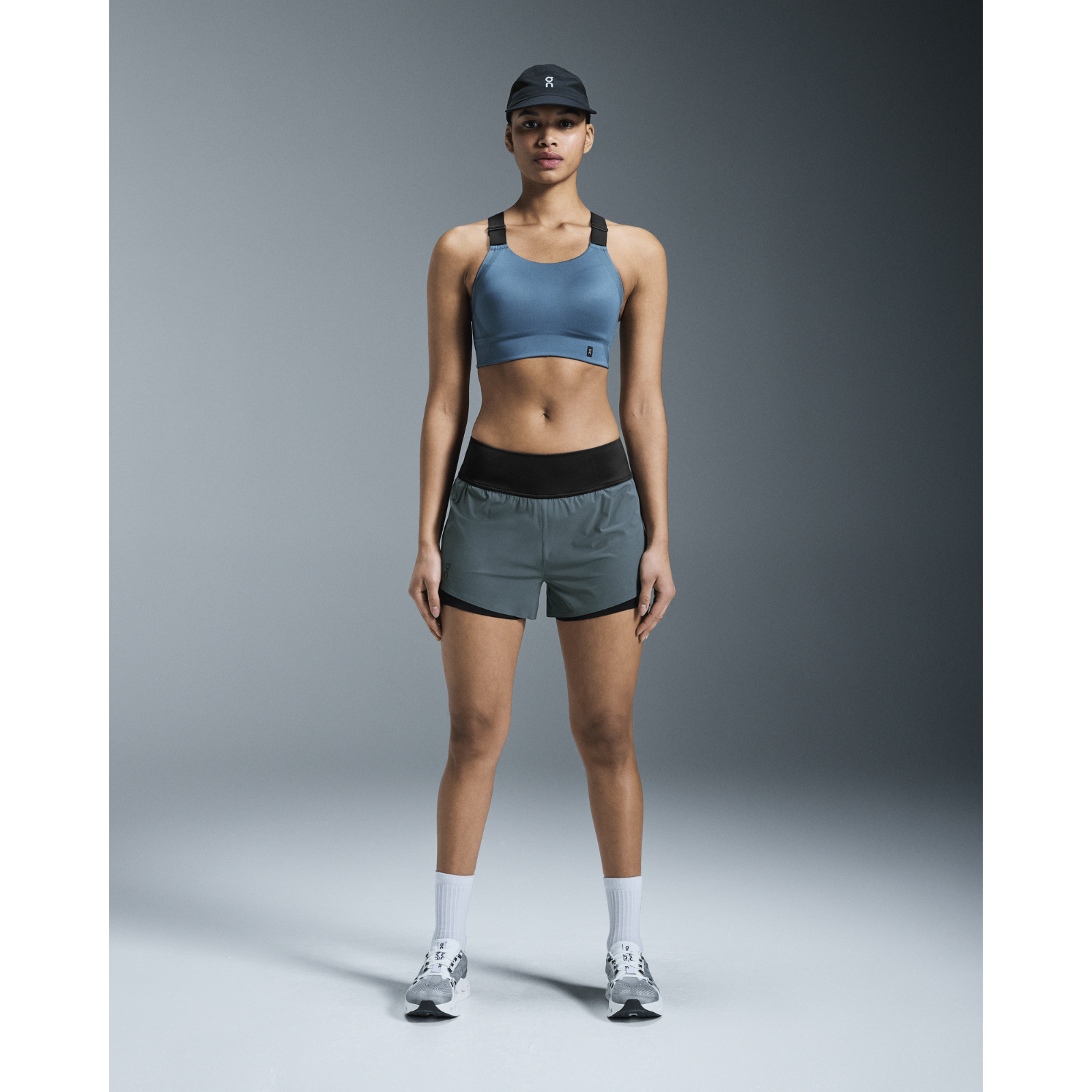 ON Running Shorts Women APPAREL - Womens Shorts STONE