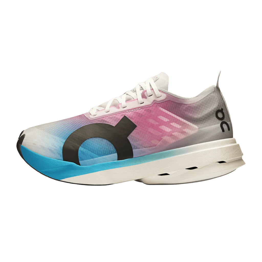 ON Cloudboom Strike Womens FOOTWEAR - Womens Carbon Plate WHITE/HORIZON