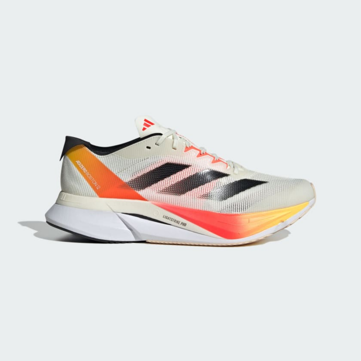 ADIDAS Boston 12 Mens FOOTWEAR - Mens Everyday Training IVORY/CBLACK/SOLRED