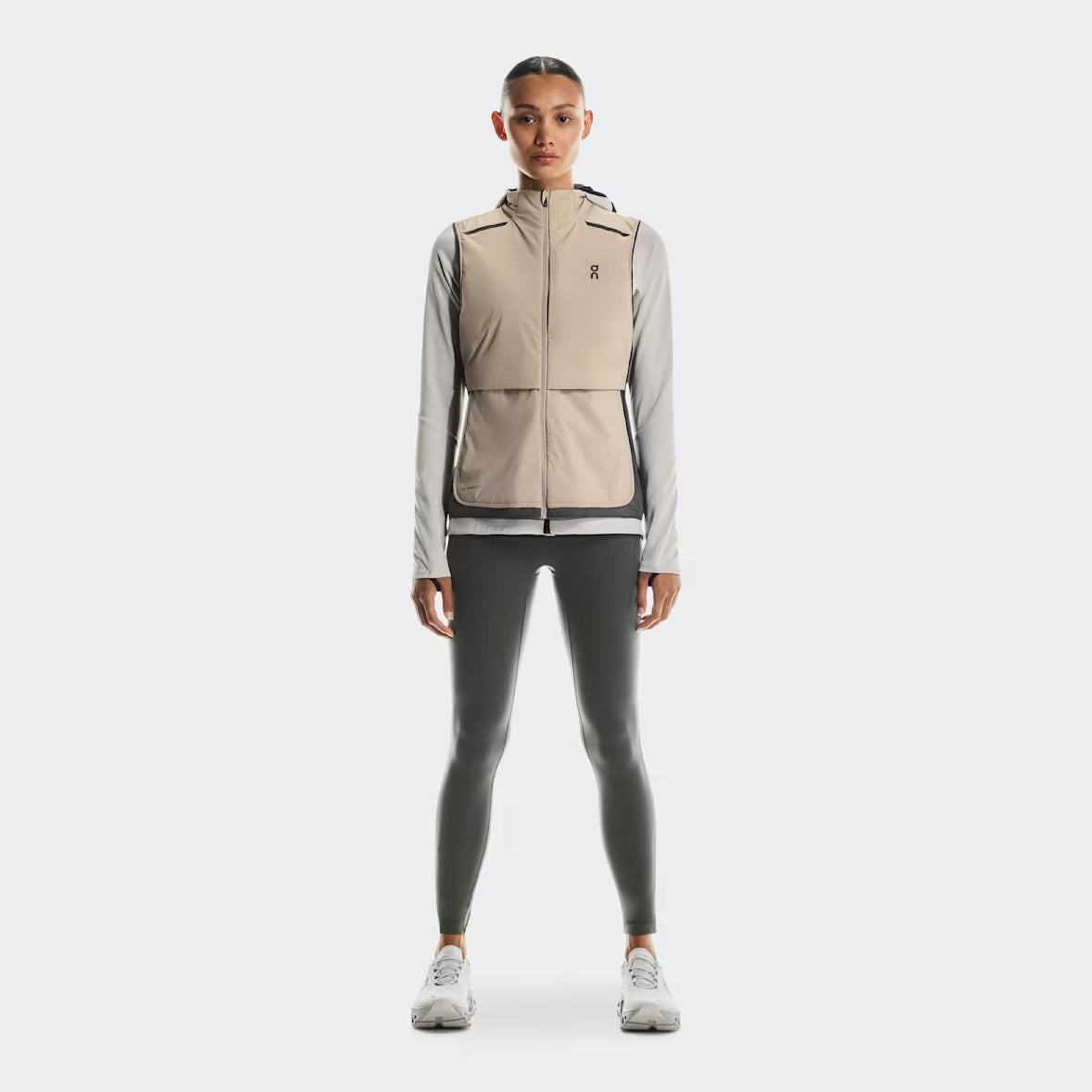 ON Weather Vest Womens APPAREL - Womens Jackets DESERT/ECLIPSE