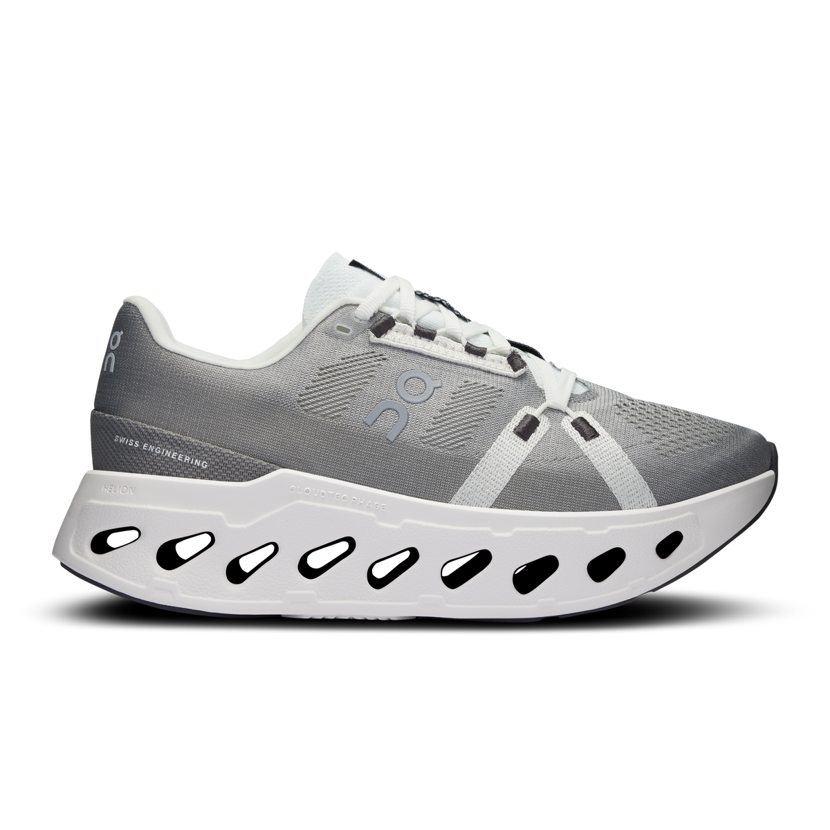 ON Cloudeclipse Mens FOOTWEAR - Mens Neutral Cushioned ALLOY/WHITE