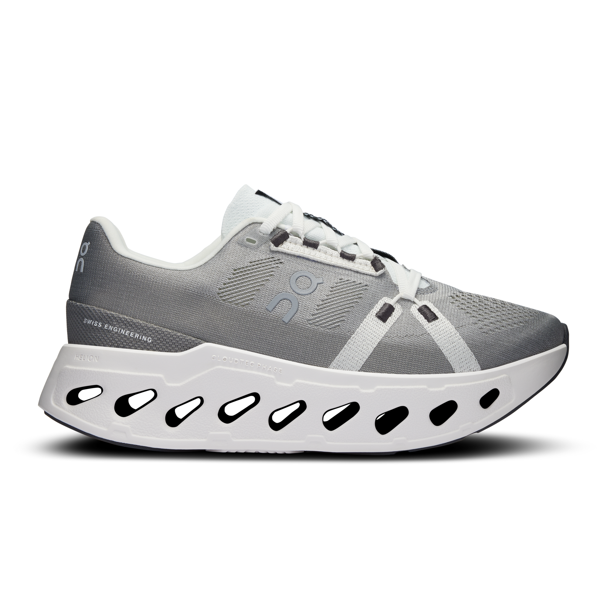 On Cloudeclipse Mens FOOTWEAR - Mens Neutral Cushioned ALLOY/WHITE