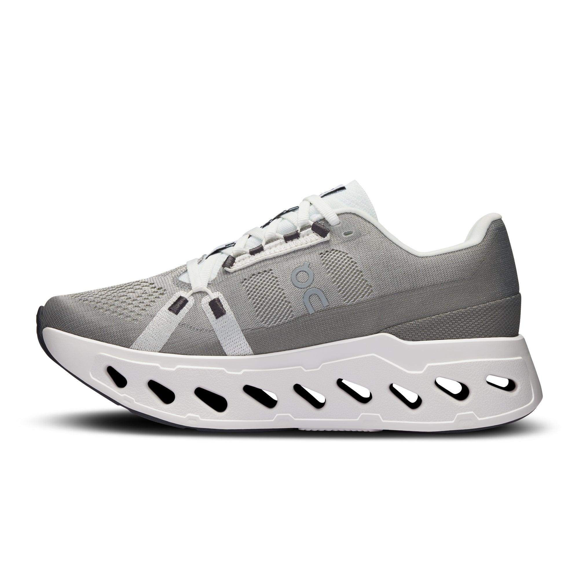 On Cloudeclipse Mens FOOTWEAR - Mens Neutral Cushioned ALLOY/WHITE