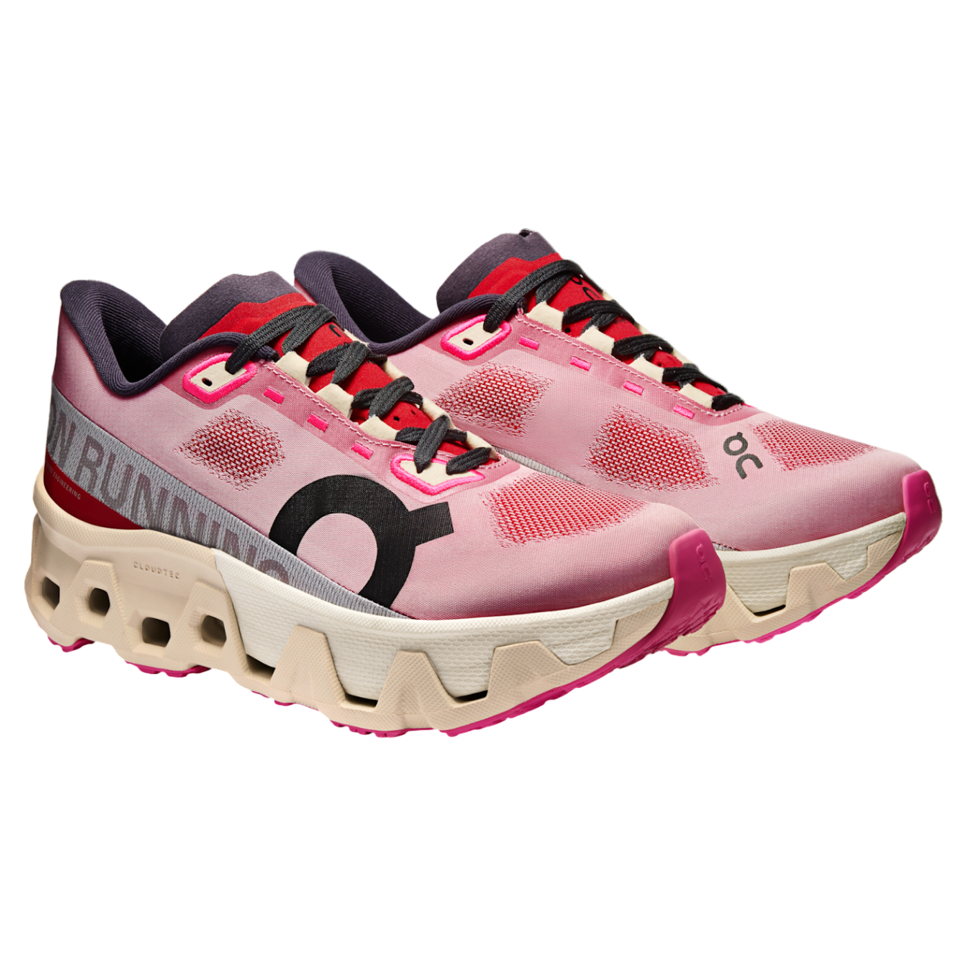 ON Cloudmonster Hyper Womens FOOTWEAR - Womens Neutral Cushioned RED / CREAM