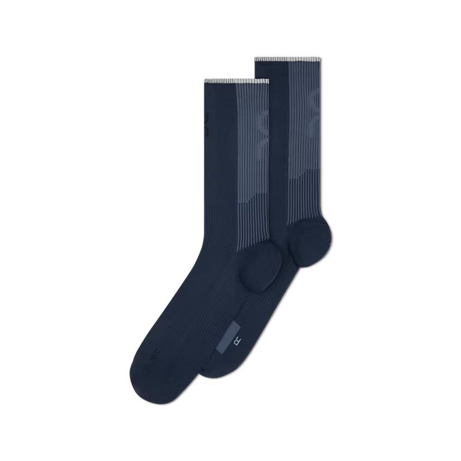 ON Performance Run High Sock Unisex GEAR - Socks NAVY/NAVY