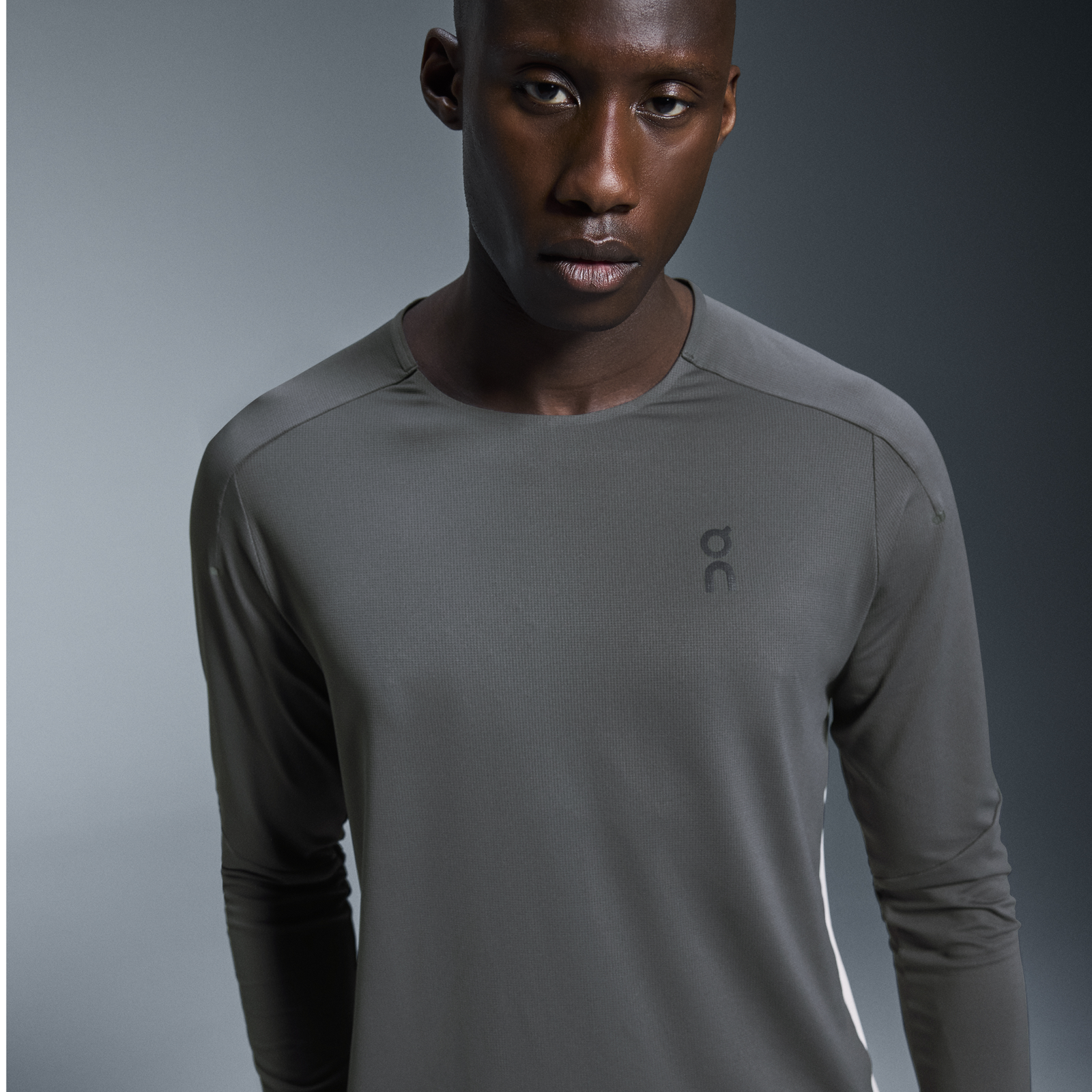 ON Performance Long-T Mens APPAREL - Mens Long Sleeve Tops ECLIPSE/SILVER