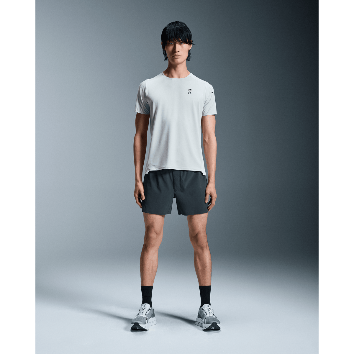 ON Performance-T Mens APPAREL - Mens T-Shirts GLACIER/WHITE