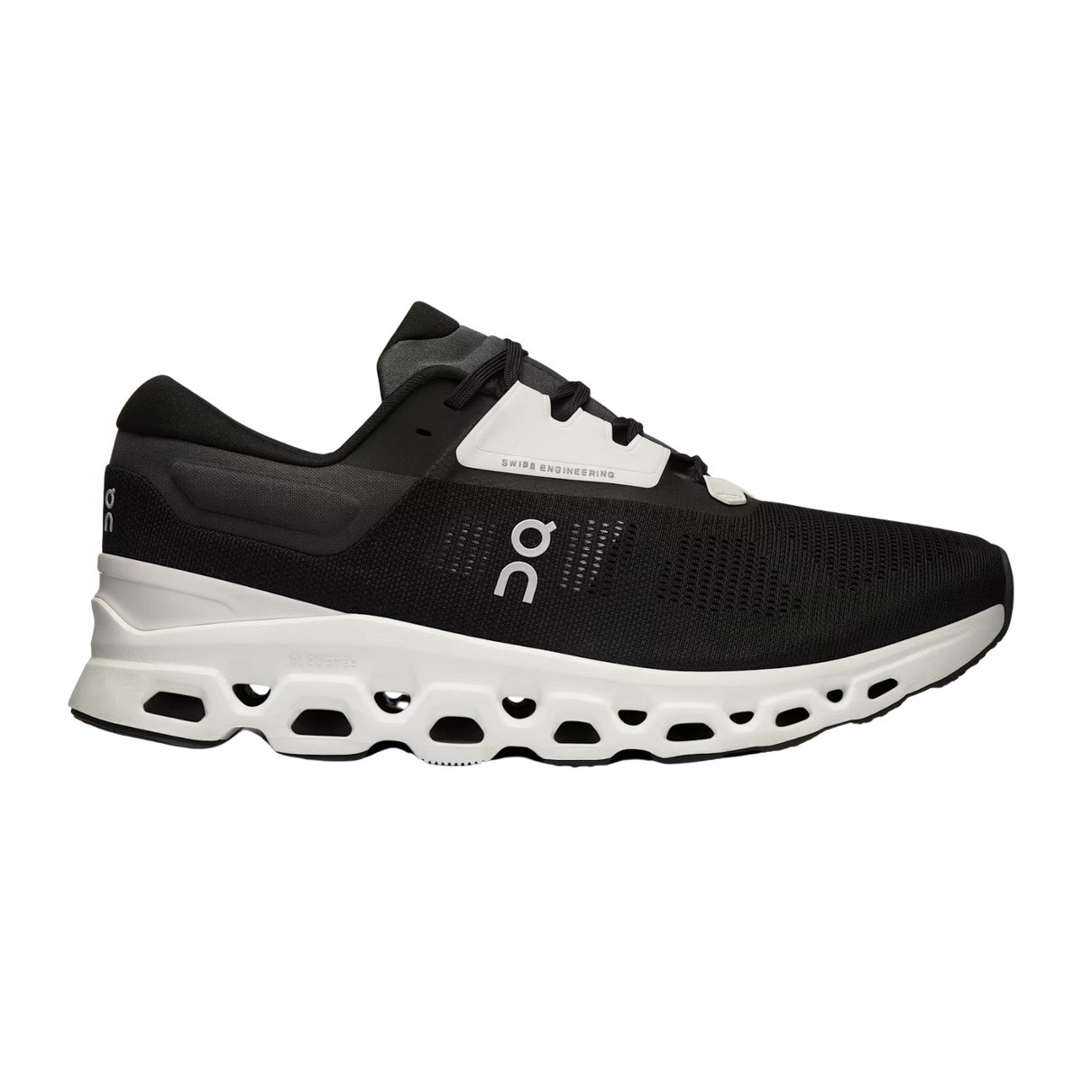 ON Cloudstratus 3 Mens FOOTWEAR - Mens Neutral Cushioned BLACK/FROST