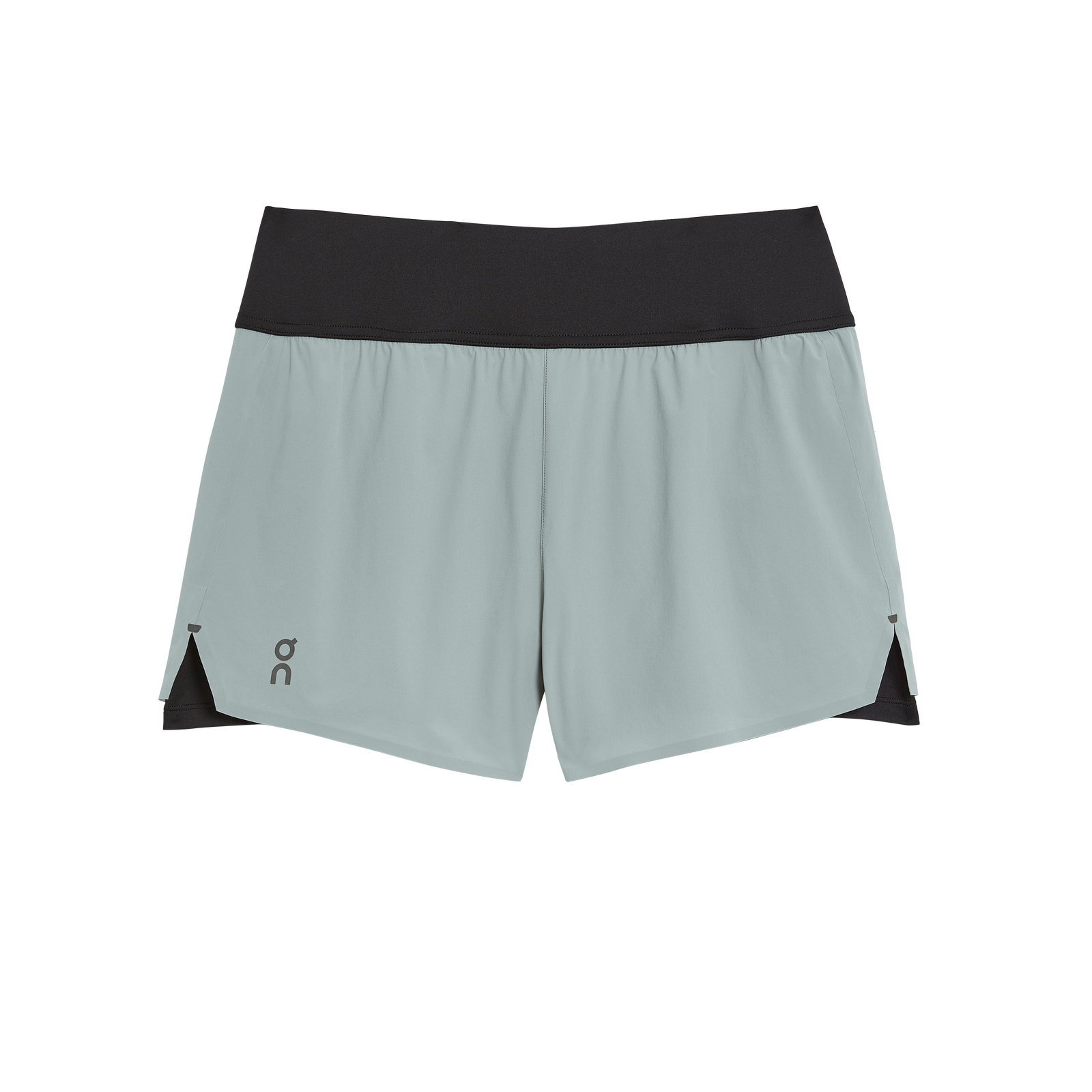 ON Running Shorts Womens APPAREL - Womens Shorts COBBLE/BLACK