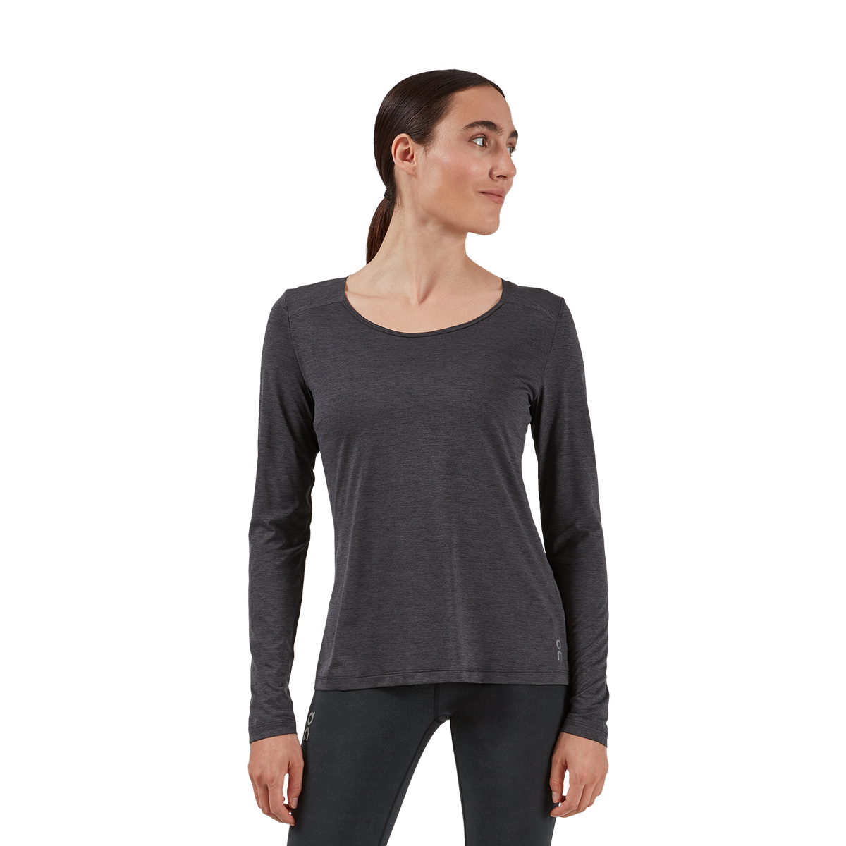 ON Performance Long-T Womens APPAREL - Womens Long Sleeve Tops BLACK
