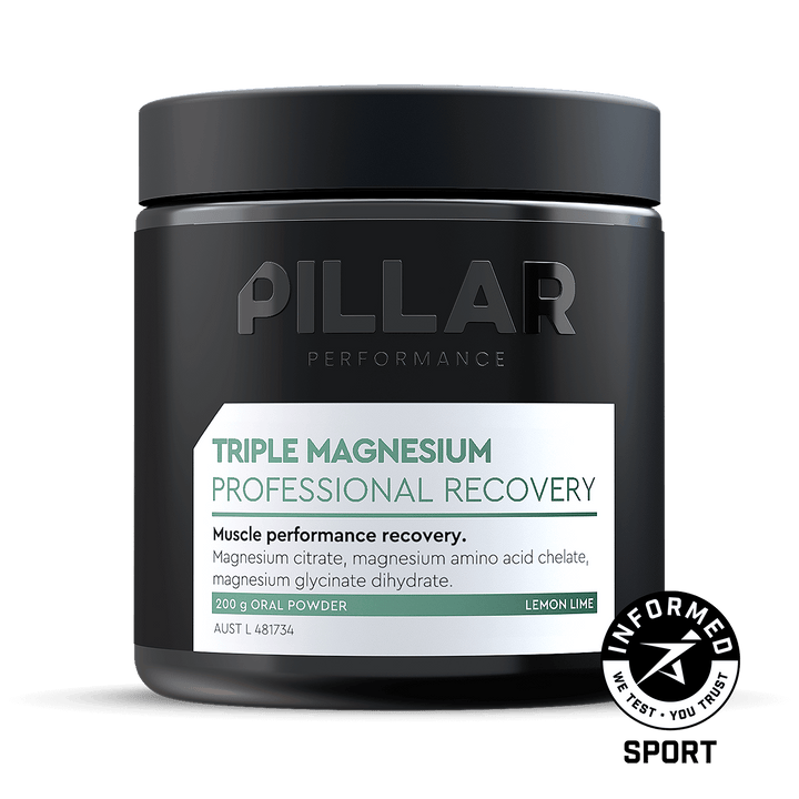 PILLAR PERFORMANCE Triple Magnesium Powder 200g NUTRITION - Energy and Recovery Powder