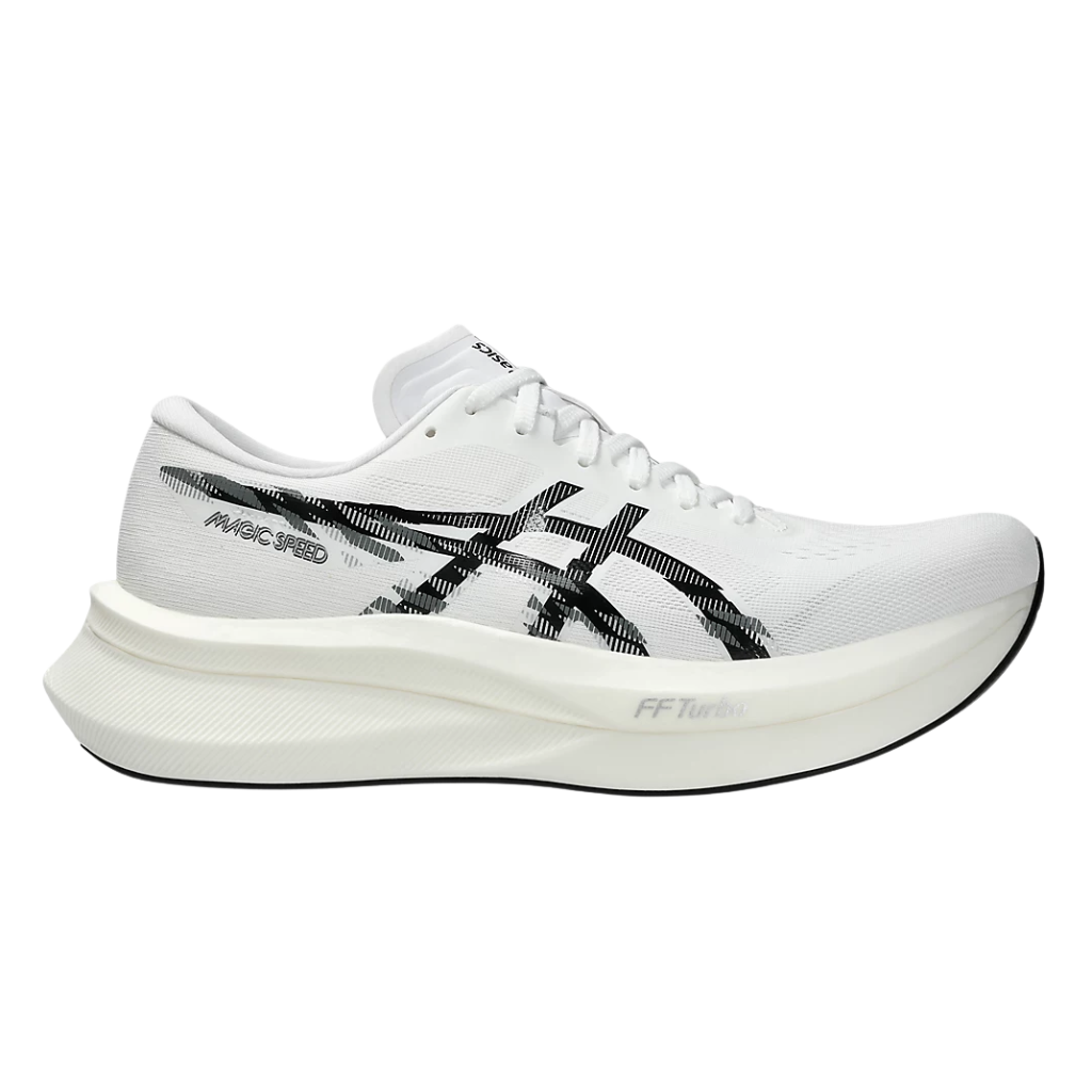 ASICS Magic Speed 4 Mens FOOTWEAR - Mens Carbon Plate WHITE/BLACK