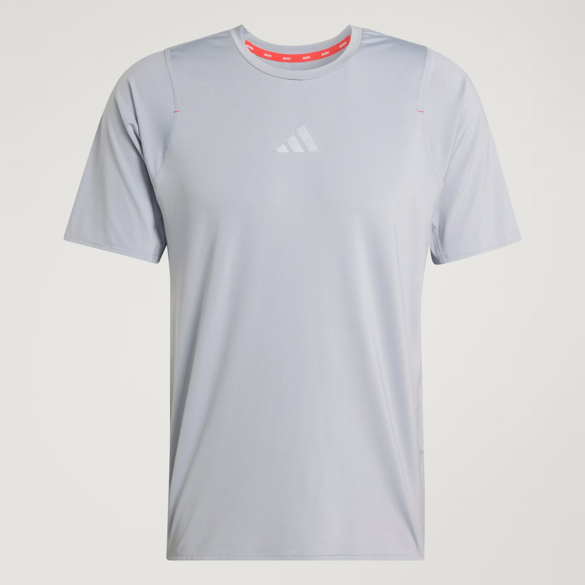 ADIDAS ADIZERO Ekiden Running T-Shirt Mens APPAREL - Mens T-Shirts HALO SILVER