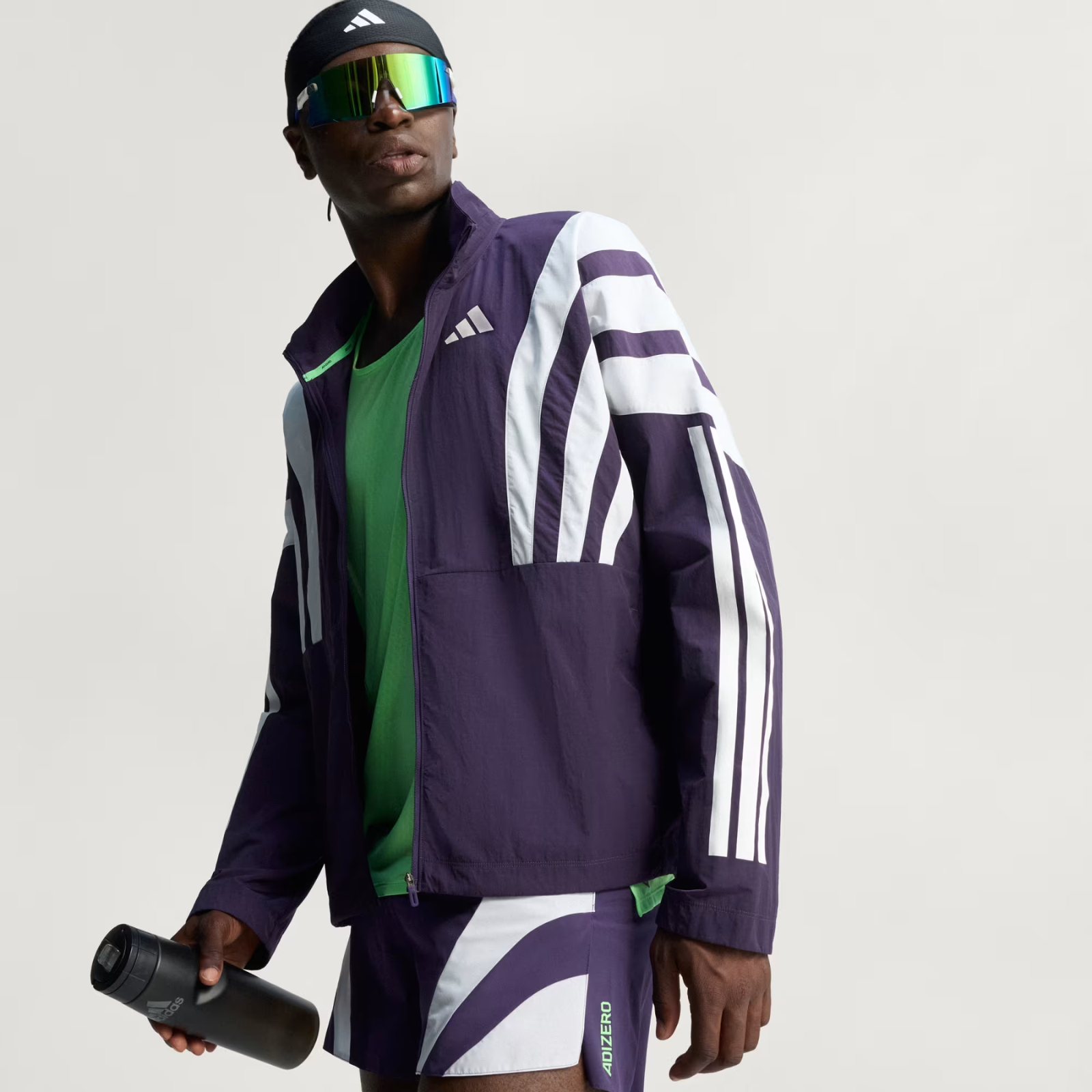 ADIDAS Adizero NYC Running Gel Short Men's APPAREL - Mens Shorts AURORA PLUM