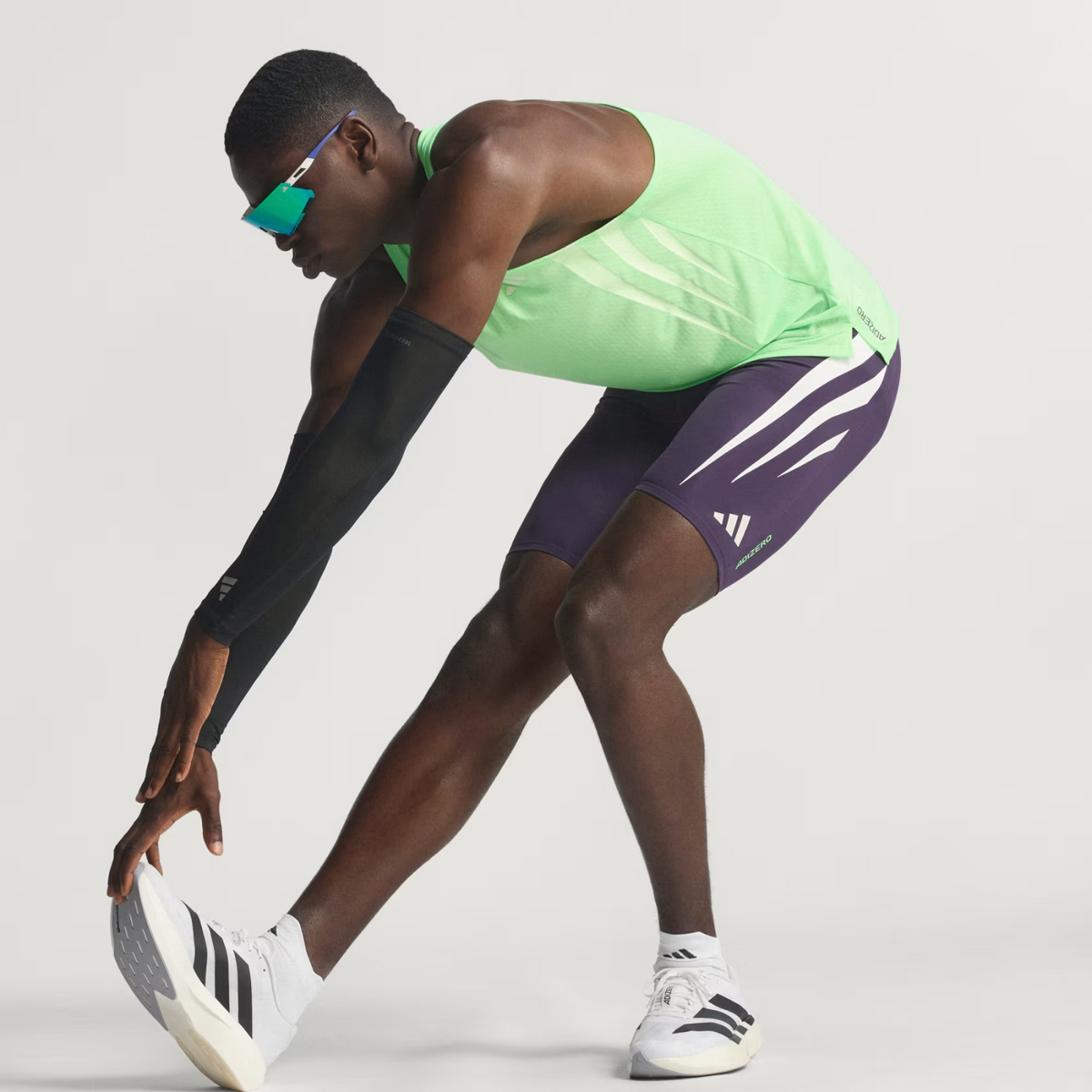 ADIDAS Adizero NYC Running Singlet Ms APPAREL - Mens Tanks