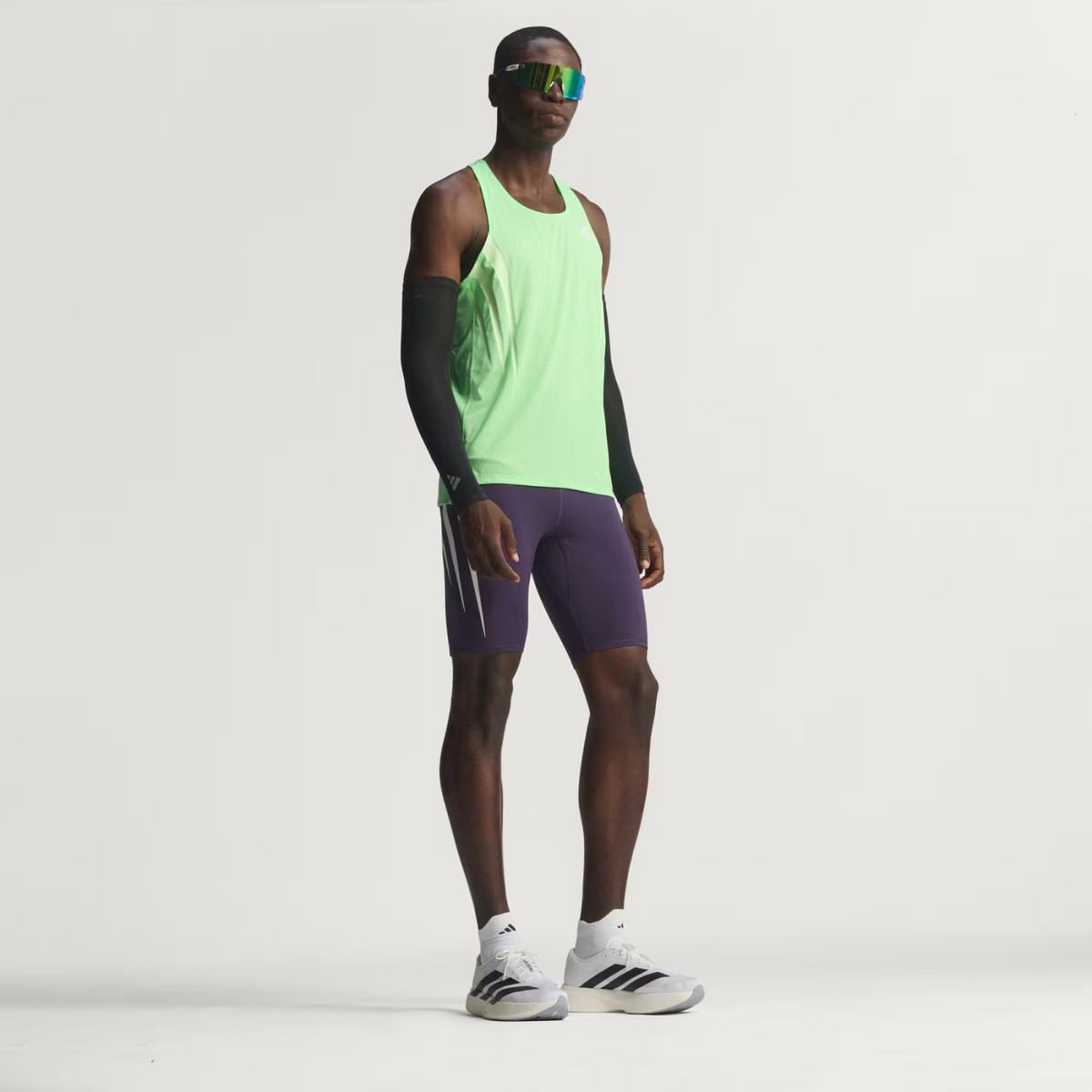 ADIDAS Adizero NYC Running Singlet Ms APPAREL - Mens Tanks