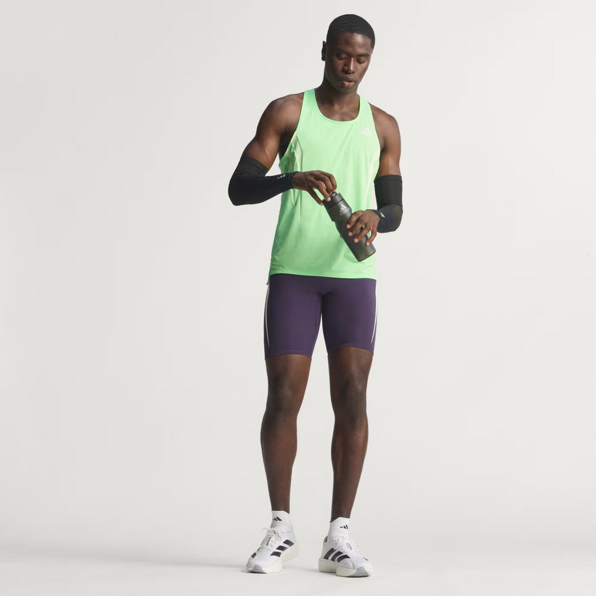 ADIDAS Adizero NYC Running Singlet Ms APPAREL - Mens Tanks
