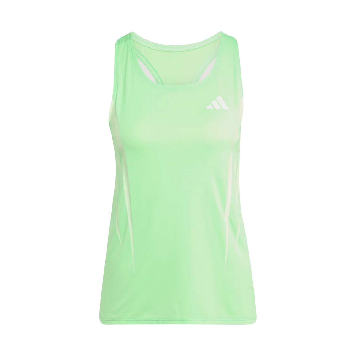 ADIDAS Adizero NYC Running Singlet Women's APPAREL - Womens Tanks LIME BURST