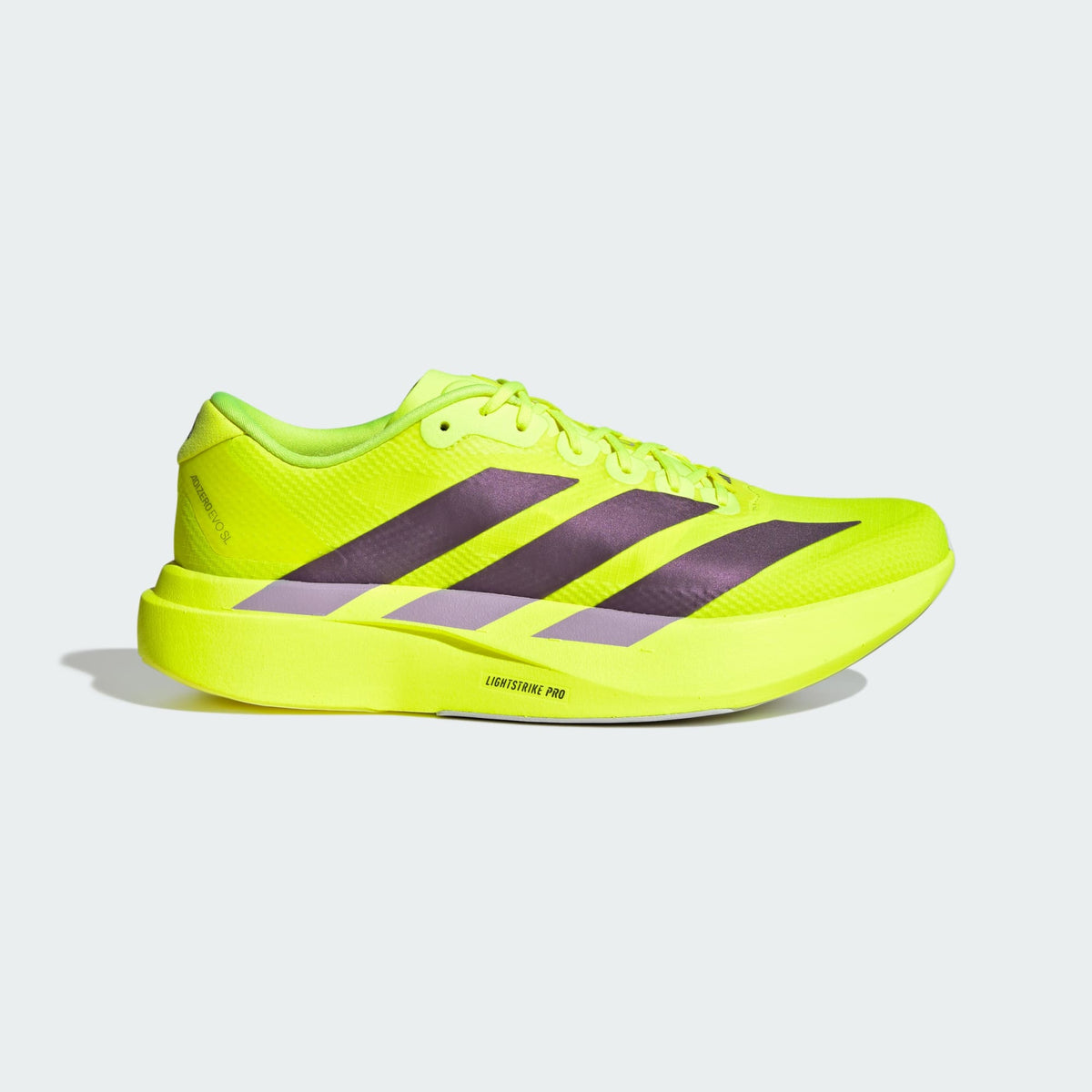 ADIDAS Evo SL Woven Mens FOOTWEAR - Mens Lightweight SOLAR YELLOW/AURORA PLUM/POWDER PLUM