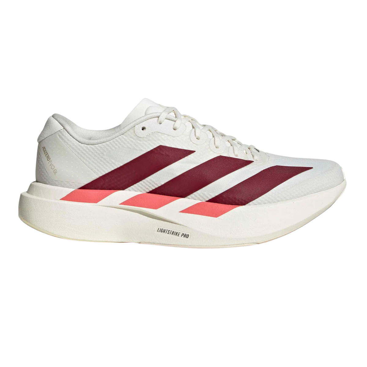 ADIDAS Evo SL Woven Womens FOOTWEAR - Womens Lightweight OFF WHITE/SHADOW RED/PRELOVED SCARLET