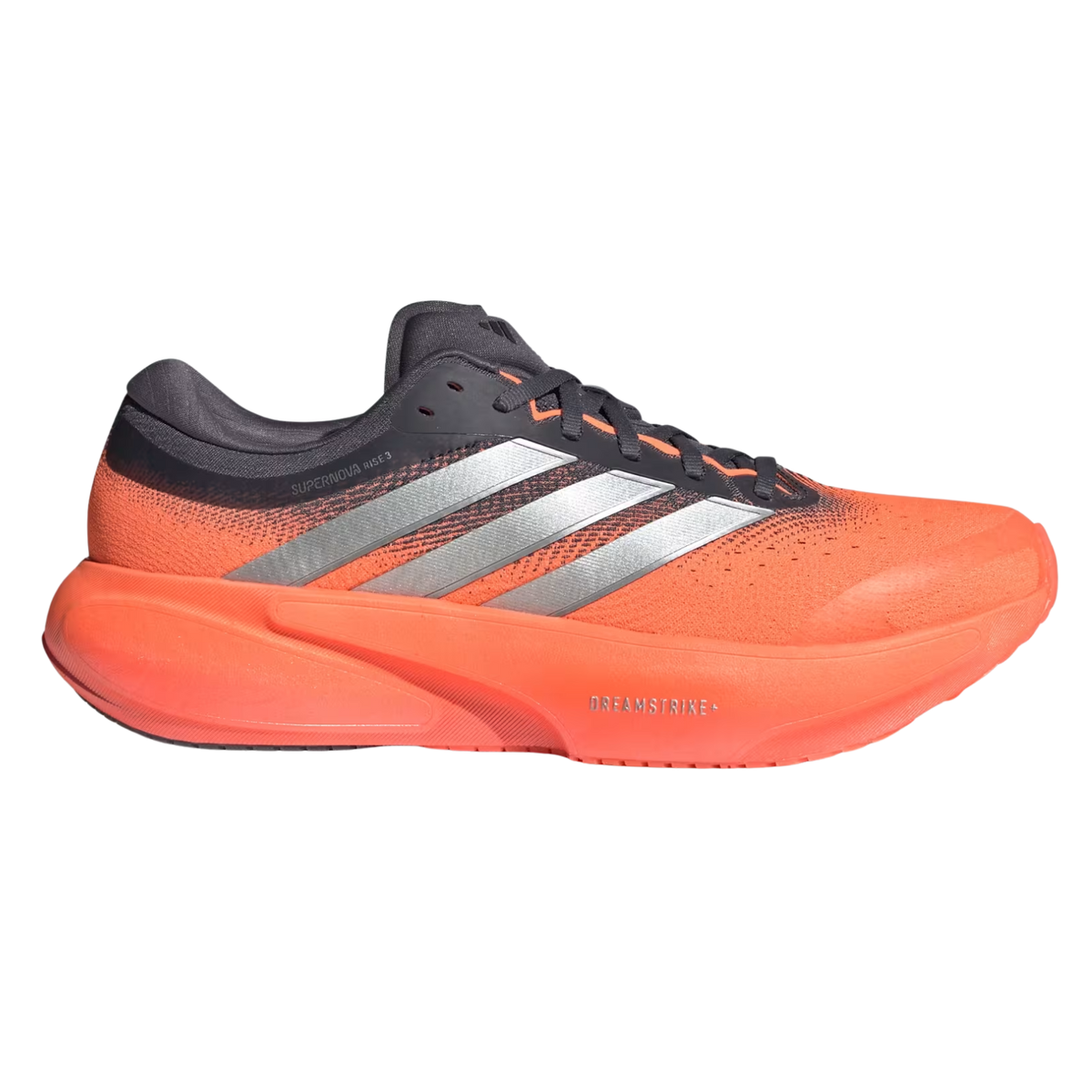 ADIDAS Supernova Rise 3 Mens FOOTWEAR - Mens Neutral Cushioned AURORA ONIX/SILVER METALLIC/LUCID ORANGE