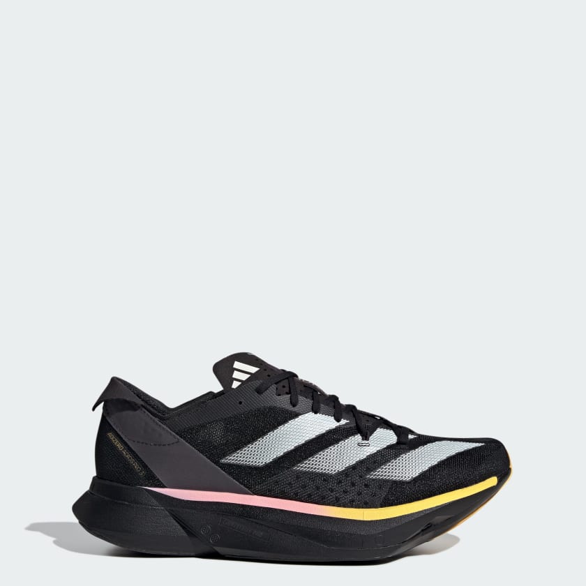 ADIDAS Adizero Adios Pro 3 Mens FOOTWEAR - Mens Carbon Plate COBALT BLACK/ZERO METALIC/SPARK