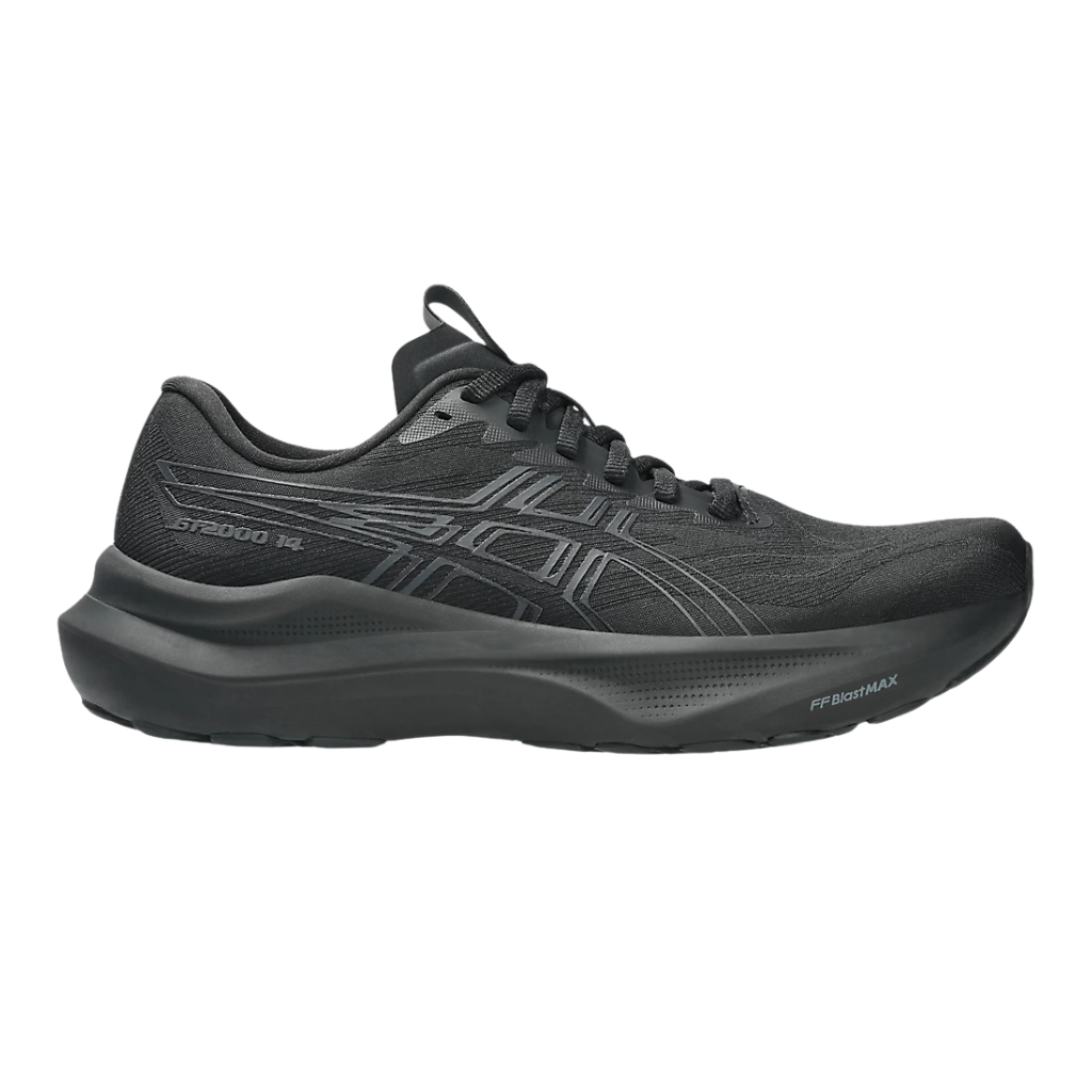 ASICS GT-2000 14 Mens Wide FOOTWEAR - Mens Stability BLACK/GRAPHITE GREY