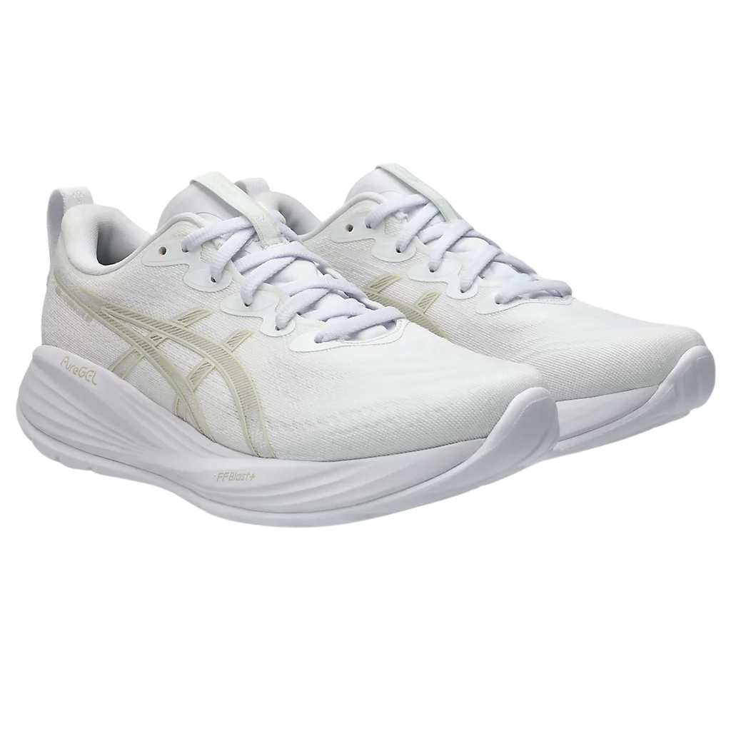 ASICS Gel-Cumulus 27 Womens FOOTWEAR - Womens Neutral WHITE / LAKE GREY