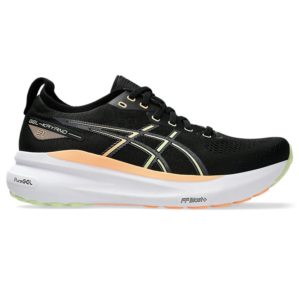ASICS Gel-Kayano 31 Mens FOOTWEAR - Mens Stability Cushioned BLACK/COOL MATCHA