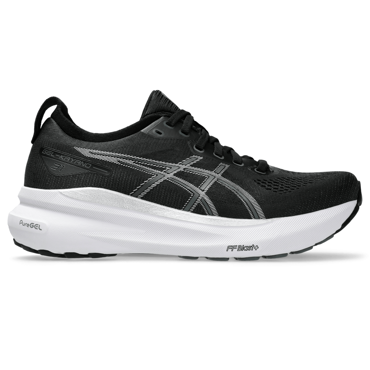 ASICS Gel-Kayano 31 Womens FOOTWEAR - Womens Stability Cushioned BLACK/PURE SILVER