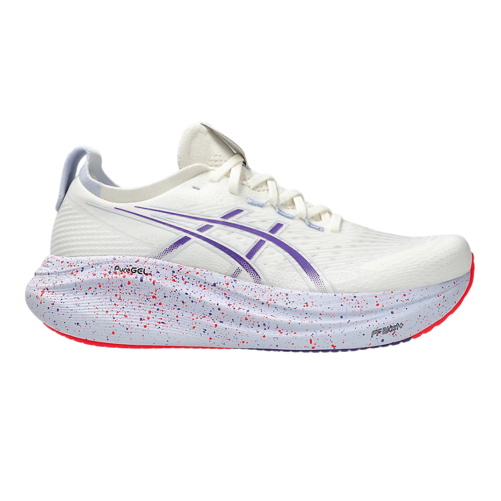 ASICS Gel-Nimbus 27 Tokyo Mens FOOTWEAR - Mens Neutral Cushioned CREAM/EDO PURPLE