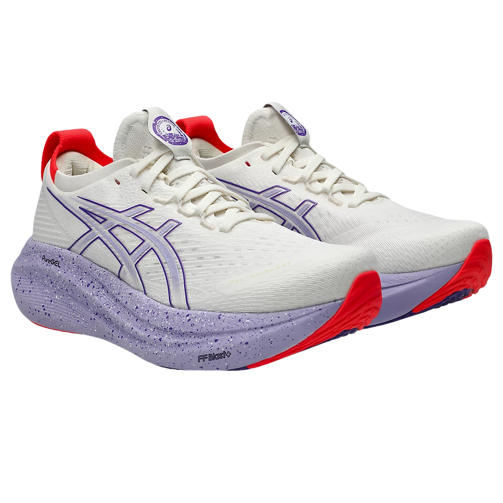 ASICS Gel-Nimbus 27 Tokyo Women's FOOTWEAR - Womens Neutral Cushioned CREAM/EDO PURPLE